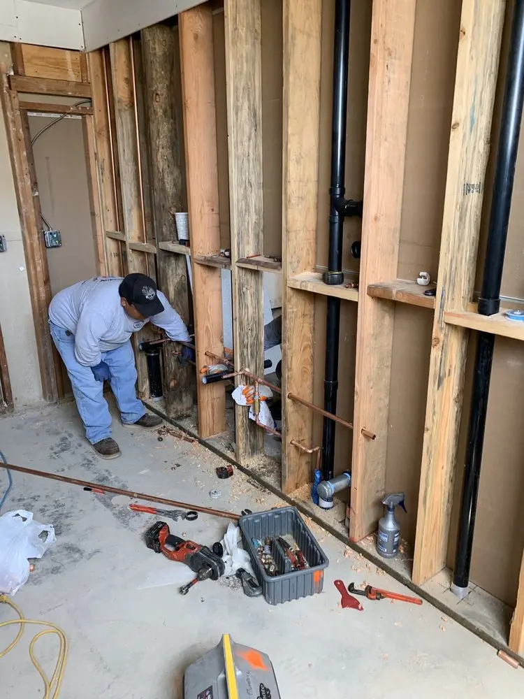 Commercial rough-in plumbing for Water Heater Replacement in Madison Park